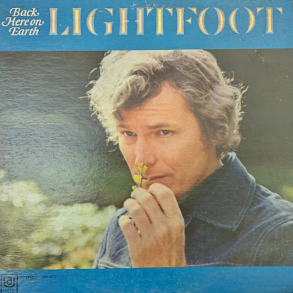 Gordon Lightfoot Back Here On Earth 1968 United Artist Vinyl Record Album LP VTG